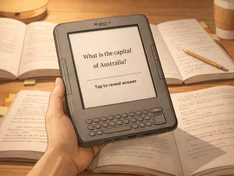 Anki flashcard device