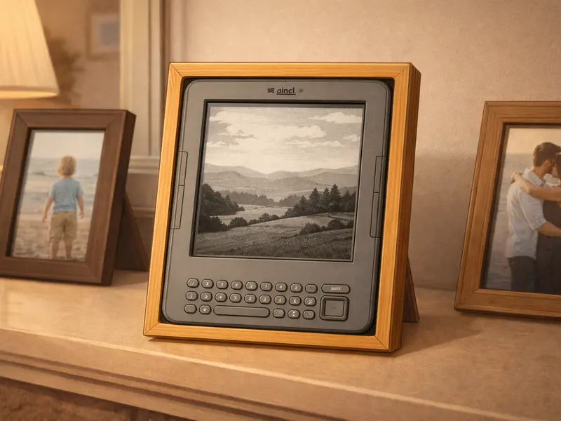 Rotating photo frame